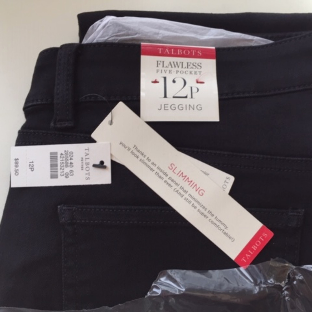 Talbots Black Denim “Jeggings”